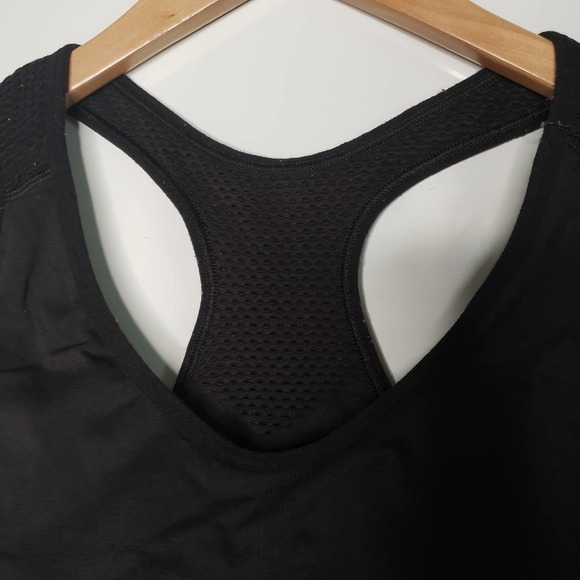OLD NAVY Black Racerback Padded Athletic Sports Bra XL - Picture 2 of 5